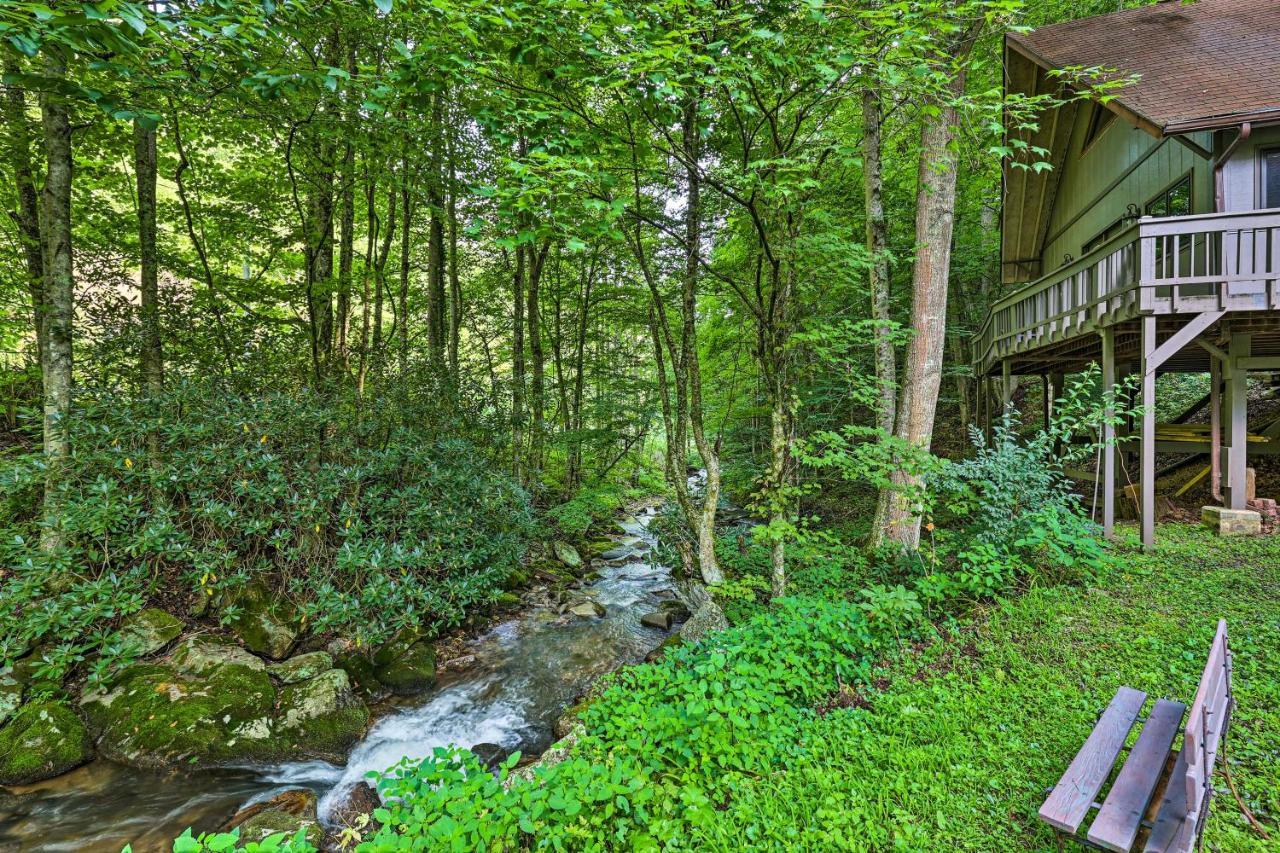 Creekside Roan Mountain Cabin Walk To Trails Eksteriør bilde